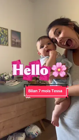 Et vous, vos bébés de 7 mois en sont où ? Quatre pattes ? Premiers mots ? Racontez-moi tout en commentaire ! 💬💪🏼 #bilan #viral #fyp #baby #momlife 