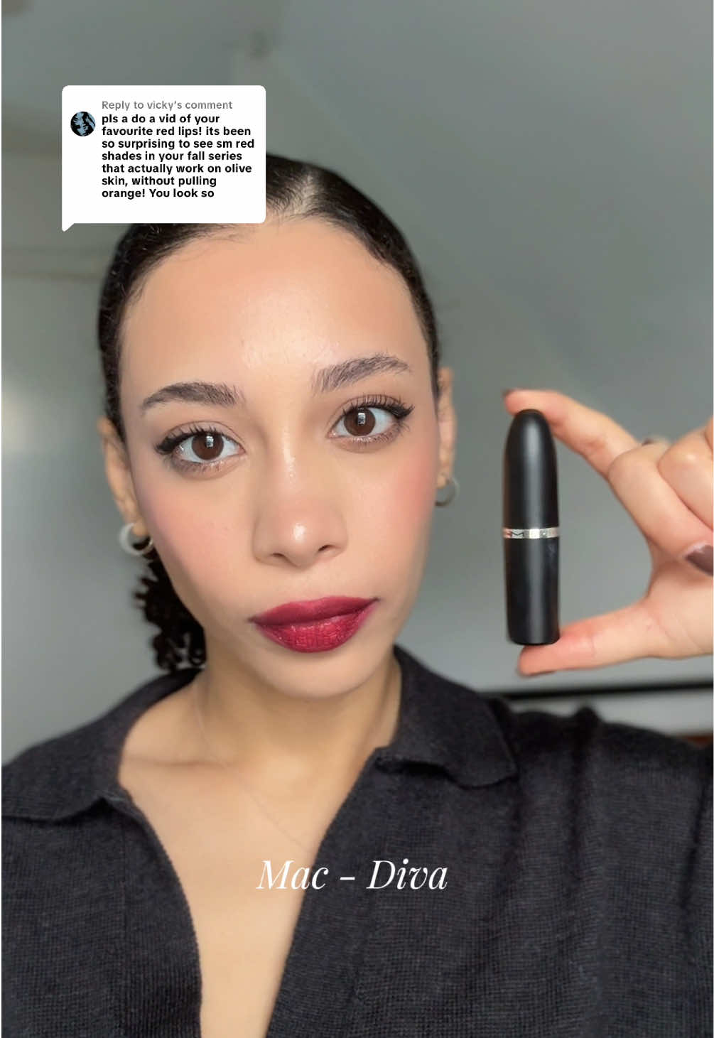Replying to @vicky some red lippies I love! ❤️ #redlipstick #macdubonnet #falllipstick  #covergirlmulberry #revlonraisinrage 