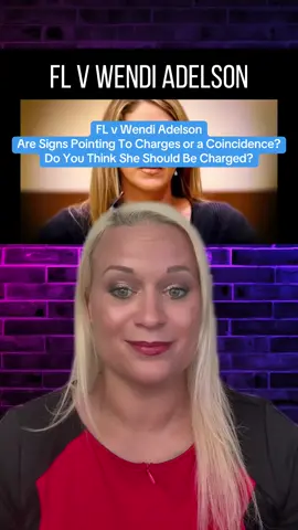 Are charges in the near future for Wendi Adelson? Signs are pointing that they may be forthcoming. Or are they for Harvey Adelson? Or, maybe, is it just a coincidence that Katie Magbanua was transported to the Leon County jail and the Grand Jury is in this week? We’ll find out soon enough. Do you think Wendi Adelson should be charged? Let me know in the comments! #Court #CriminalDefenseLawyer #TrueCrime #WendiAdelson #Crimetok 