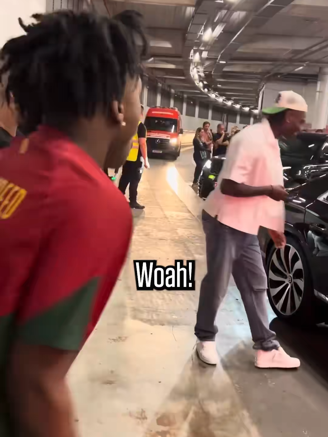 Does Rafael Leão stopping Cristiano Ronaldo's car for Speed go down as the greatest assist in history? 😅 (via IshowSpeed)
