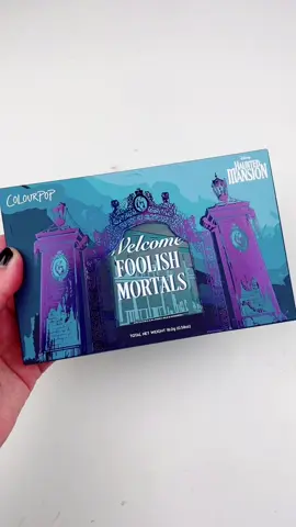 ColourPop x Haunted Mansion eyeshadow palette #colourpop #eyeshadow #eyeshadowpalette 
