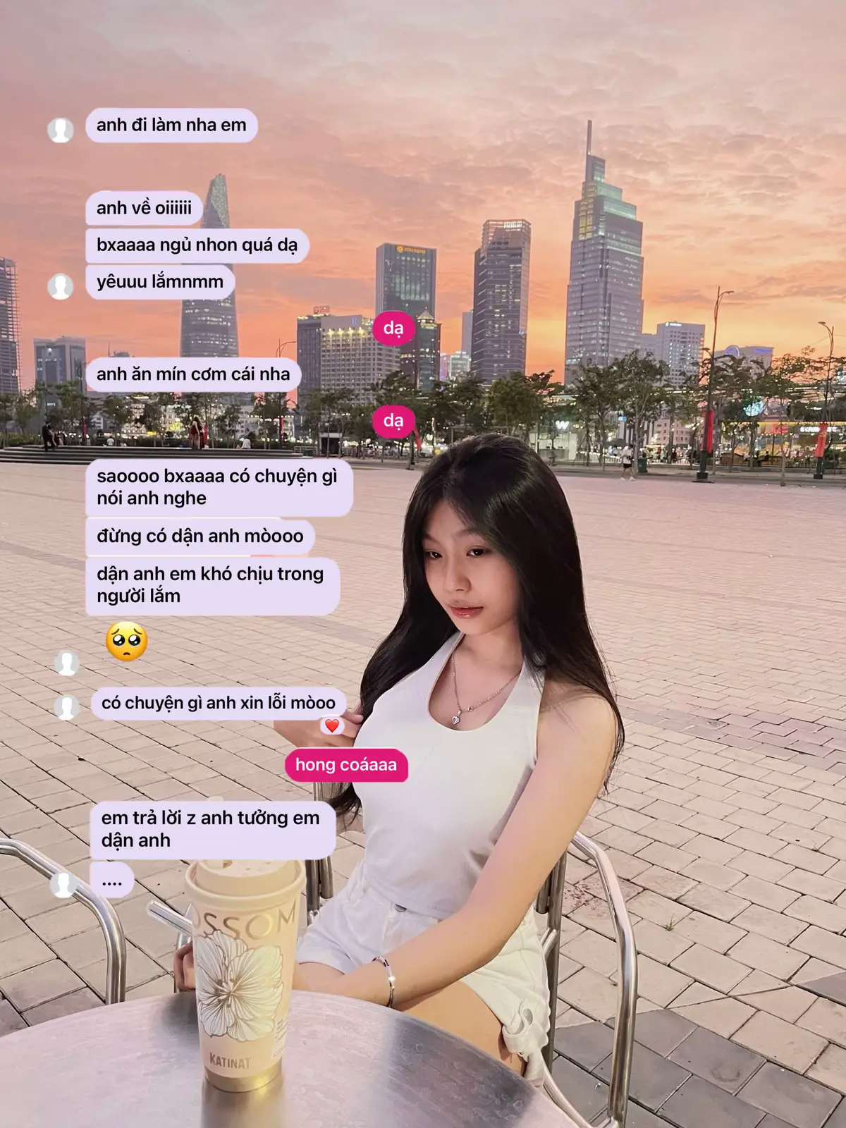 tuổi thơ tiêu cực nên chắc ông trời ban ảnh tới an ủi mình roii😭