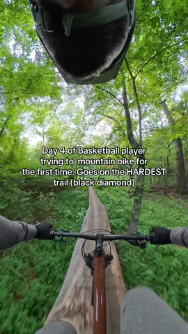 We run all day in practice and I could not finish this trail💔. #fyp #hooper #mtb 