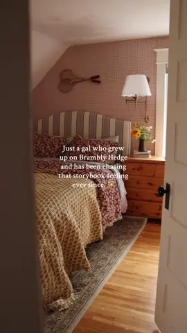 feat. the most perfect bedding from @The Company Store #bramblyhedge #cottageliving #beforeandafter #hyggehome 