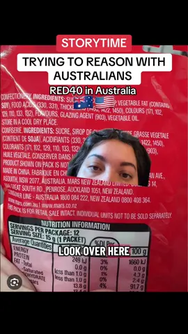 Some Australians genuinely believe that red 40 is not found in their food   
