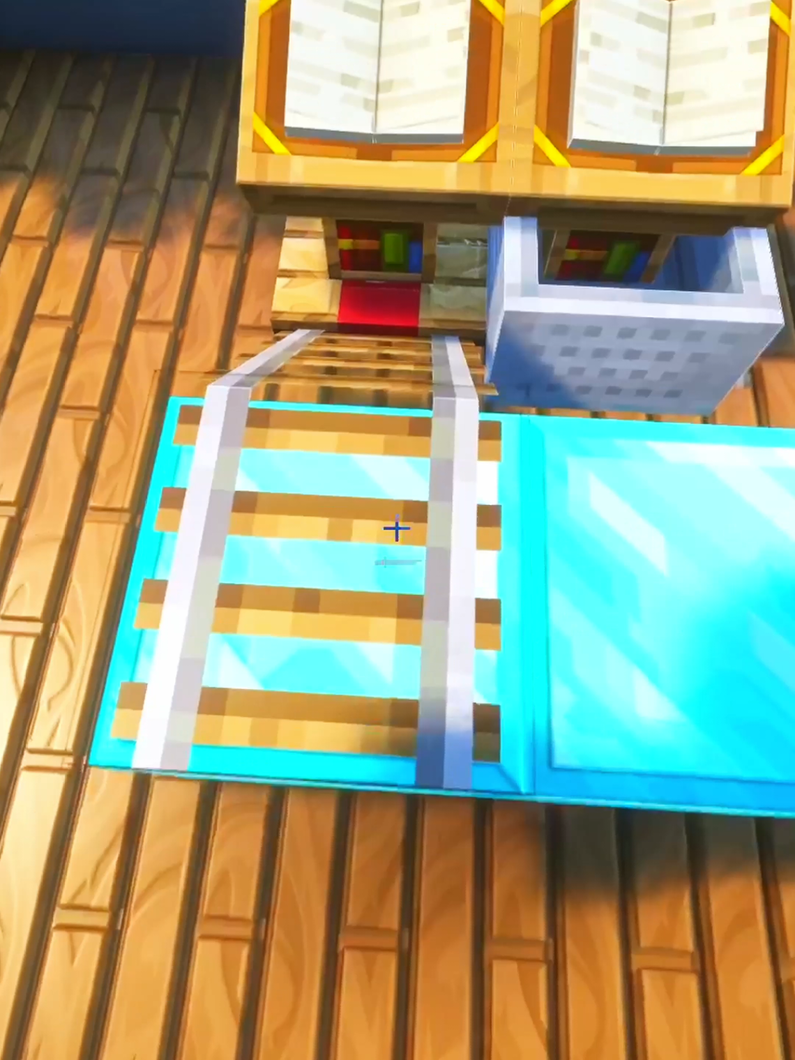 Minecraft Realistic Bed🛌 #Minecraft #minecraftbuilding #fyp #minecrafttutorial #minecraftideas 
