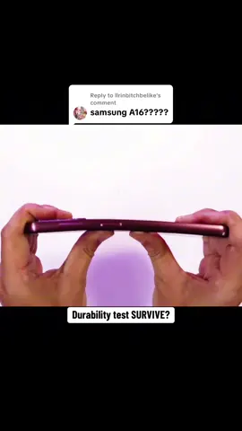 Replying to @llrinbitchbelike #foryou #foryoupage #samsunga16 #bend #water #camera #durability #test #followformore❤️❤️❤️ 