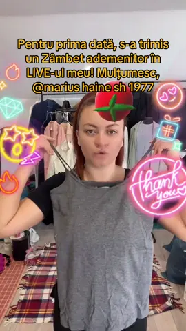 Apreciez enorm! Mulțumesc, marius haine sh 1977! A fost prima dată când am văzut acest Cadou în LIVE-ul meu.@marius haine sh 1977 #tiktoklive #livehighlights #livegift #juicysmile #zâmbetademenitor 