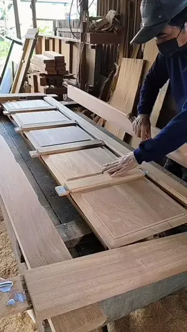 A quick way to Installing the door panel boards.. #woodworking #reels #woodwork #decor #doors #makersgonnamake #interior #woodart #construction #woodworking #carpenter #table #furnituredesign #woodcarving #viralreelschallenge #FineWoodworking #woodworkingcommunity #interior #wooddesign #carpenter #maker #DIY #reelsfb #furniture #wood 