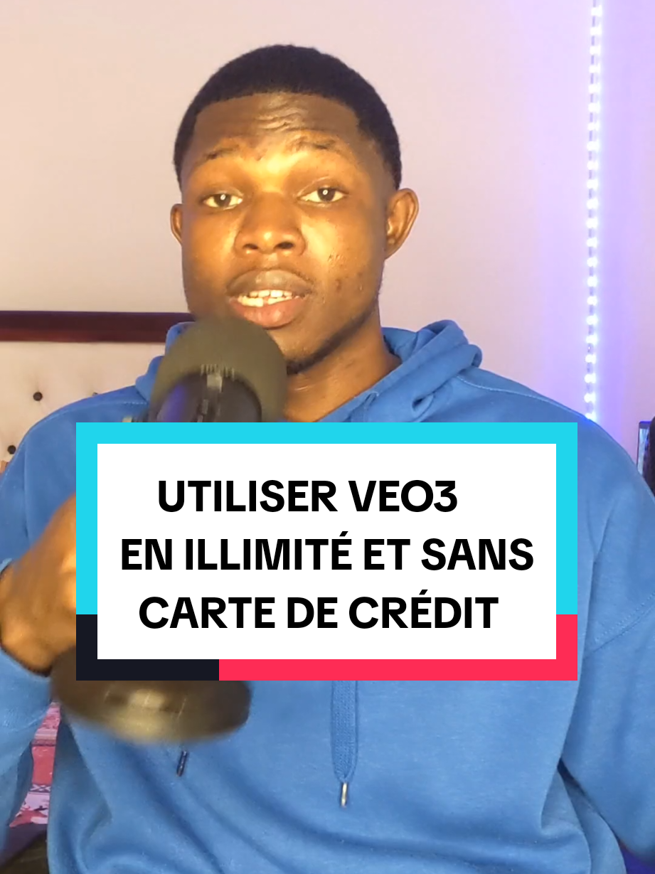 Réponse à @mazedi_tutos Comment utiliser VEO 3 en illimité et sans carte de crédit. 