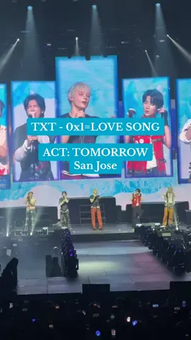 Emo @TOMORROW X TOGETHER hits diff live 🎸 #kpopfyp #txt #tomorrow_x_together #acttomorrow #0x1lovesong 