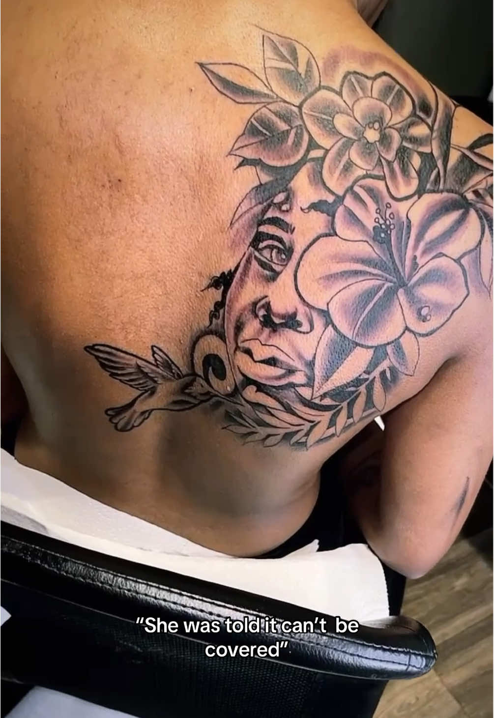 Turned REGRET into a masterpiece 💎😍  #fypシ #fy #tattoocoverup 