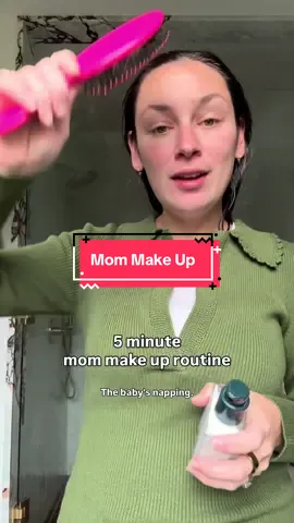 5 minute mom make up routine 💄 where are we shopping these days!? everything on my LTK 🙏🏻 #grwm #simplemakeup #momlife 