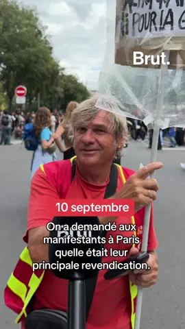 On a demandé aux manifestants du 10 septembre à Paris quelle était leur principale revendication. #10septembre #10septembre2025 