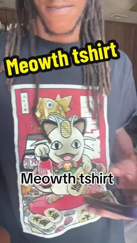 Meowth tshirt #pokemonshirt #animefashion #pokemonfans #flpokemaster #TikTokShopFashion 