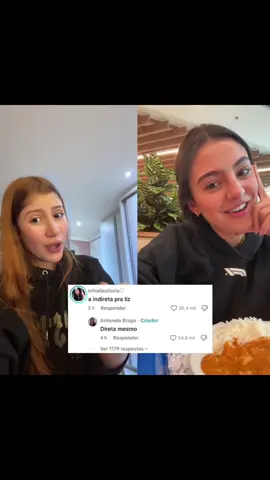 CHOCADA! Após Antonella Braga publicar um vídeo no seu perfil com uma indireta para a Liz Macedo, a Liz postou um vídeo rebatendo a indireta com humor!🫢 #cortes #antonelabraga #lizmacedo #tendencia #fofocasdosfamosos 