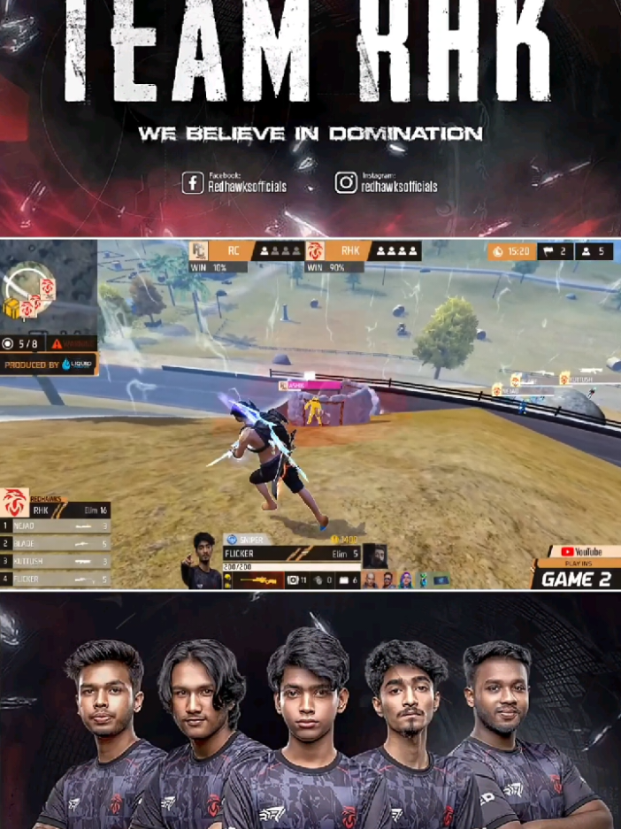 FTF+RC VS RHK 🦅🔥||#rhk #ftf #Rc #radhowks #highlights 