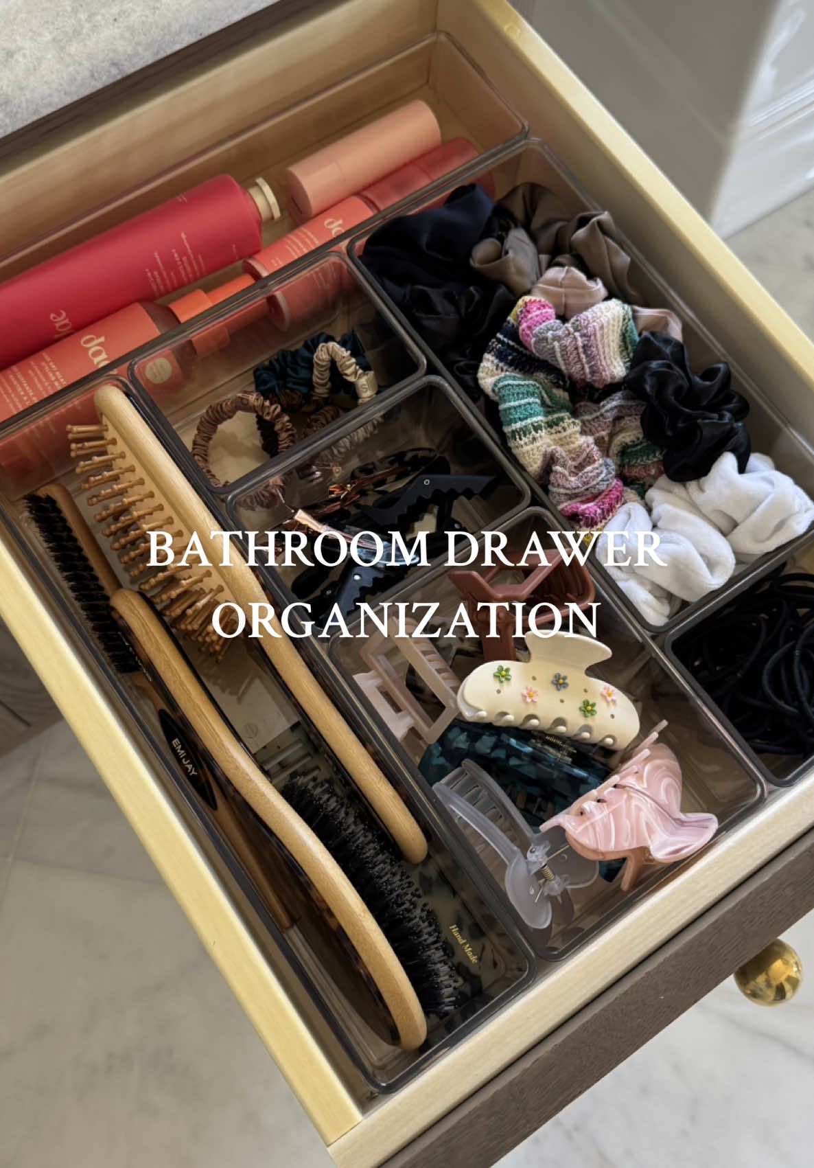 Every little drawer I organize = one less thing stressing me out 🫧🙌🏼🪞🤍📦 #asmr #bathroomorganization #moving #drawerorganization #restock 