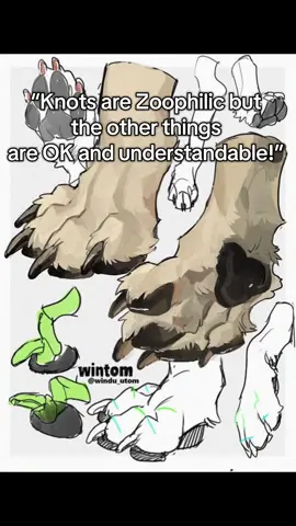 Annndd here comes the hypocrites “ but but it’s different!” no no it’s not different. You’re still sexualizing animal characteristics, regardless of how much you try to twist or sugarcoat it. You are just as bad as the people who like knots on anthropomorphic characters, if you sexualize dog mouths, dog paws individually, you are just as bad as the people you don’t like. If you’re gonna be a purifur at least let your own fetishes align with your morals.. 🤦🏾‍♂️ #furrycommunity #furryflaws #problematic #furrypaws #furrymaws 