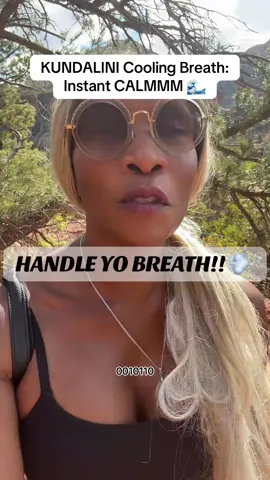 The Cooling Breath, Kundalini Yoga breathwork. #breathwork #kundaliniyoga #calmdown 