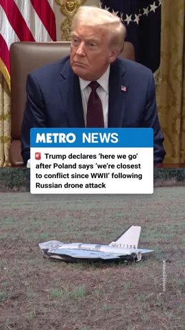 Donald Trump has released his first reaction to the incursion of Russian drones overnight. In a cryptic post on his Truth Social account, he said: ‘What’s with Russia violating Poland’s airspace with drones? Here we go.’ This comes after Poland invoked Nato’s Article 4 – which provides for the possibility of joint consultations between allies. Prime minister Donald Tusk warned his country is as close to a conflict as it has been since World War II after the country’s military recorded at least 19 drones violating its airspace, saying: ‘I have no reason to claim that we are on the brink of war, but a line has been crossed, and it is incomparably more dangerous than before.’ #worldnews #donaldtrump #news #poland #russia
