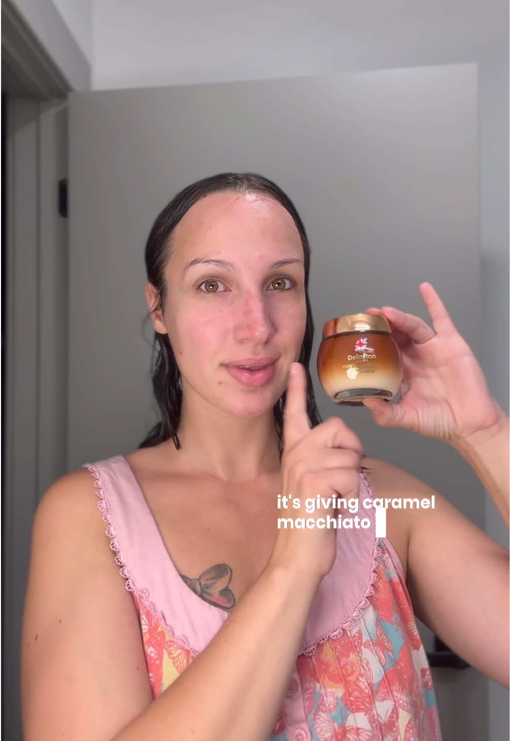Okkkkk this was actually pretty good!! #deliiston #nightcream #skimbrightenting #nightmask #luxuryskincare 