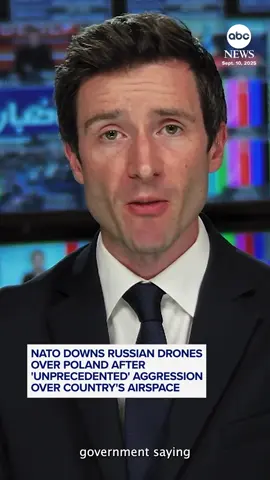ABC News’ Patrick Reevell reports Russia's incursion of Polish airspace appears intended to send a message: “It very much was, was an attempt to test NATO … and to also intimidate European NATO countries.” #news #nato #drone #Poland #Russia