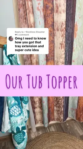 Replying to @♐︎ Reckless Disaster ❤︎︎ TUB TOPPER*** LINKED ABOVE#bathtime #amazonfinds #bathaccessories #bathroom #fyp 