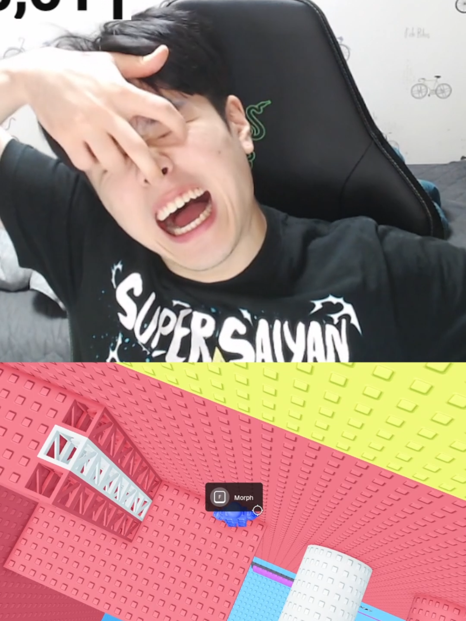Making Funny Faces Whenever I Fall (2) #roblox #robloxobby #rblx #robloxedit #troll
