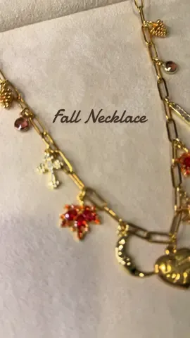 This is giving cozy and fall! 🍁🍂 - #charms #charmnecklace #charmbar #jewelry #fall 