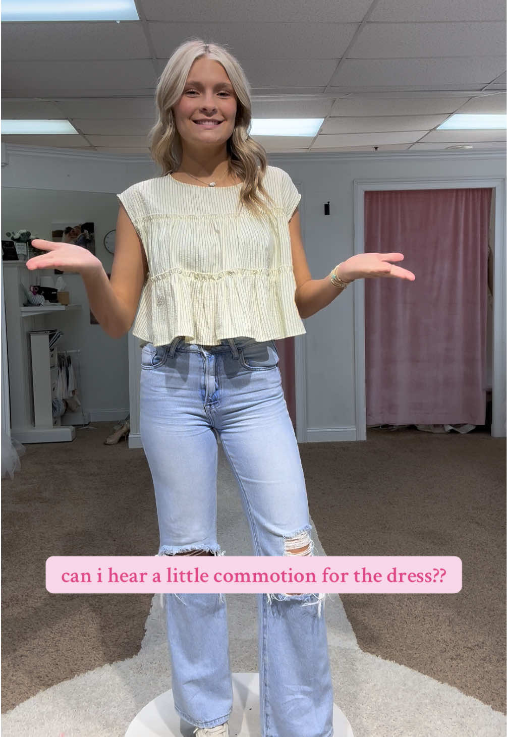 Check out this beautiful gold dress! Just in time for hoco!! ⭐️⭐️ #gold #hoco #dress #Homecoming #shop 