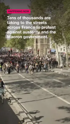 From Paris, to Toulouse, to Marseille, tens of thousands of workers and young people are taking to the streets in France to protest against austerity and the Macron government. The national day of mobilizations comes mere days after Prime Minister François Bayrou’s government collapsed after his attempts to pass on the burden of France’s multi-billion-euro deficit on the backs of workers by cutting two public holidays, freezing pensions and implementing other austerity measures. In Paris, rail workers went on strike, delivering a blow to the metropolitan's transit service. They were joined by striking healthcare workers and students in the streets. In Lyon, unions, student organizations, and farmers' groups called for an increase in blockades and demonstrations. In Lyon, unions, student organizations, and farmers' groups called for an increase in blockades and demonstrations. Thousands gathered for assemblies, spontaneous rallies and meetings across the country to discuss on the way forward for the movement, even in the face of repression. In a country that has been activated by class struggle in recent years, the protests pave an auspicious path towards the 18th of this month, when major unions have called for another day of strike.  Solidarity with the French working class and youth!