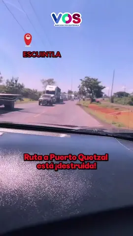 RUTA HACÍA EL PUERTO QUETZAL ESTÁ DESTRUIDA #Guatemala #2025 #Fiscalización 