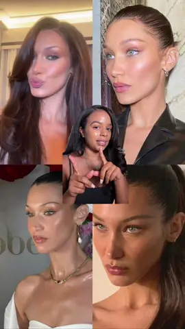 no buccal fat removal need 🤗 #bellahadidmakeuptutorial #bellahadidmakeup #howtocontour #makeuptutorial #bellahadidstyle 