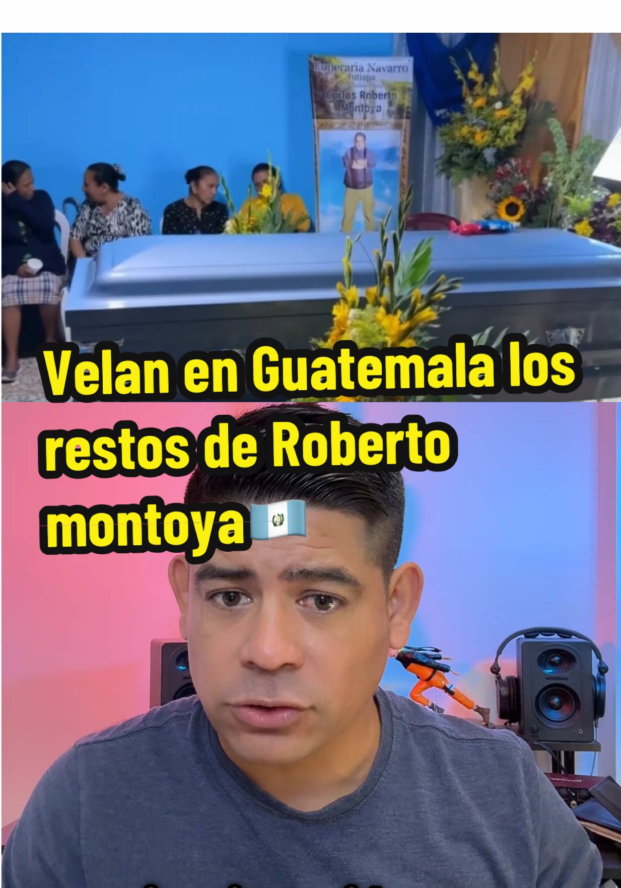 Velan en Guatemala los restos de Roberto Carlos Montoya  que murió atropellado al huir de ICE en monrovia California🇺🇸 . . . . . . #roberto #montoya #guatemalteco #migrantes_latinos #ice 