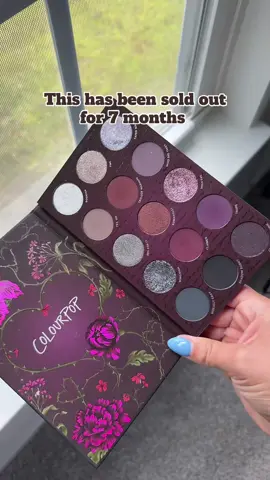 Grab this stocking stuffer for her while it’s available! ColourPop Shadow of Secrets eyeshadow palette is giving all the purple moody vibes I love for the colder months #colourpop #stockingstuffersforher #eyeshadowpalette #purpleeyeshadow 