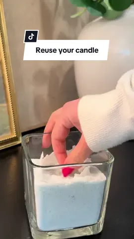 Want to make your candle last longer?  #fotoncandle #pearledcandle #candle #reuse #diycandle 