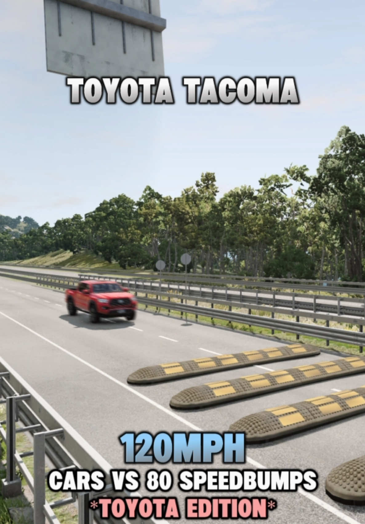 Cars vs 80 Speedbumps 😱😂🚗💥 #beamng #beamngdrive #fyp #foryoupage #viral 