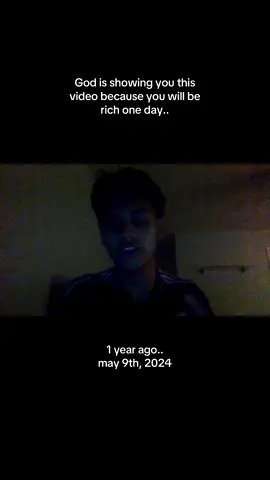 that video was recorded on May 9th 2024, I was literally about to graduate highschool in 2 days and all I wanted was financial freedom and locked myself in my room and recorded me saying it into existence.. #god#universe#rich#jesus#miami