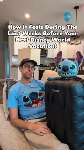 Why does it always feel SO LONG?! 🧳 🏰  #disneyworld #disneyparks #waiting #relatable #stitch  @Disney @Disney Parks 