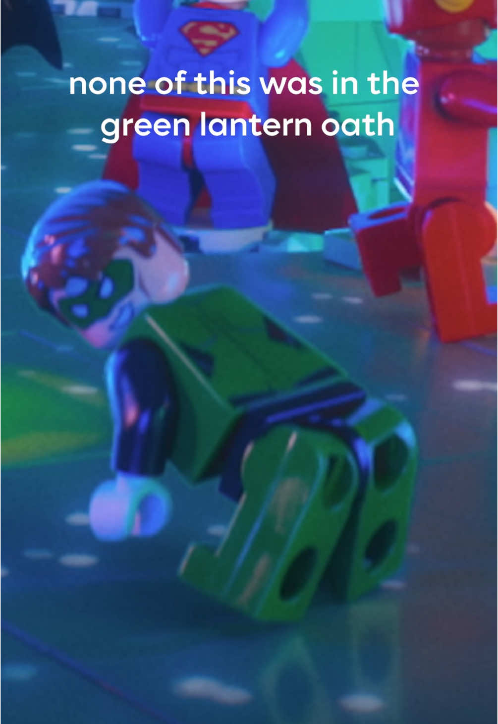 Partying from the brightest day to the darkest night. #LegoBatman #GreenLantern 