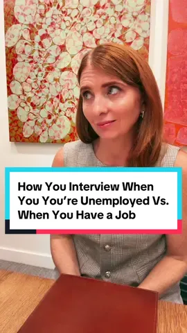 👩🏼‍💻I know you need a job but if you interview like you need a job you won’t get the job. The trick is to interview like you don’t need it because employers want what they can’t have.    Watch 👉@Anna Papalia How to answer “Are you actively interviewing?”   🚨Don’t quit your job until you have a new job. It’s easier to find a new job when you already have a job!    📉Quitting your job to look for a new job always backfires because employers don’t want to hire someone who is unemployed.   ⚠️It takes 2 to 3 times longer to find a job when you are unemployed ⚠️   👩🏽‍💻The hiring process is about elimination, not selection. Unfortunately, some employers view unemployment as a red flag and utilize this to cut you from the list.   📌Key reasons why it's easier to find a new job while employed:    • Positive perception: Employers often view candidates who are already employed as more desirable, indicating stability and commitment. **Hiring is highly biased. Research shows that employers discriminate against jobless candidates and tend to rate employed applicants higher on hireability. Also, the longer a person is unemployed, the lower the chances of getting an interview.   • Less pressure: When you have a stable income, you can take your time to find the right opportunity without feeling the urgency to accept the first offer that comes along.    • Stronger negotiating position: Having a current job gives you leverage to negotiate better terms with potential employers.    • Professional network: While employed, you can actively maintain and expand your professional contacts, which can lead to valuable job leads.    🔥And bonus tip- if you want to quit your job so you can focus on finding a new job. If you are telling yourself that you need time to look for a job, you don’t! If you job search full time you will get burned out and your job search will go on longer.    ❌Don’t spend 100% on your time on your job search.    🧐This may seem counterintuitive at first. While it may be tempting to quit your job to have time to look for a new job this will lead to burnout and there are other activities that can contribute to this goal, while also building your marketable skills and network. Earning a relevant certification, volunteering at a community non-profit or working part-time on a side hustle can all be beneficial to your job search, marketability and mental health. In addition to providing, you with some structure, which can be invaluable, you will build your connections and gain valuable skills.  #jobinterview #jobsearch #quityourjob #unemployed 