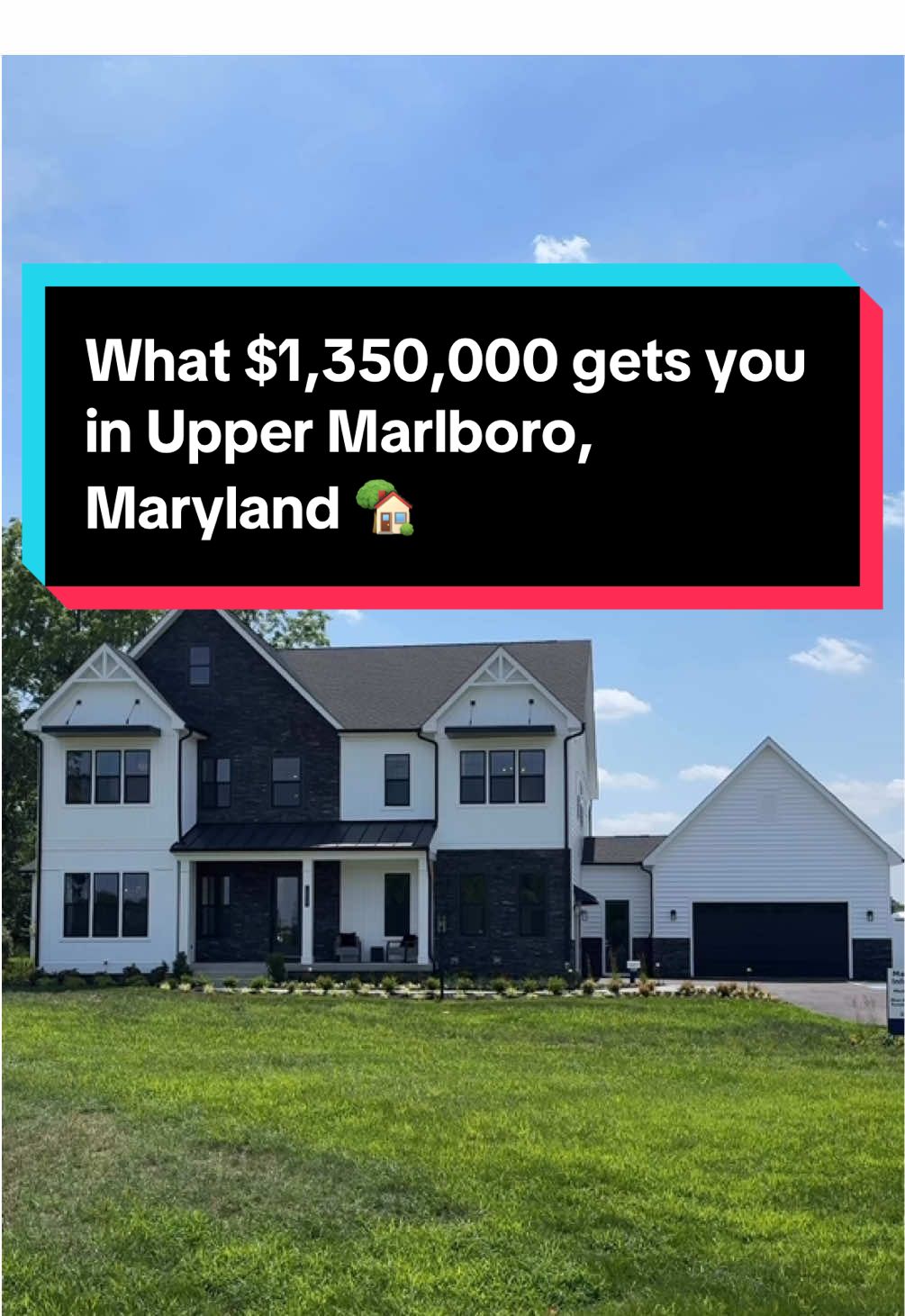 Million dollar new construction in Upper Marlboro, Maryland 🏡 what do you think? 