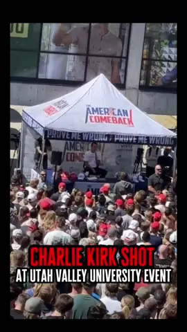 Conservative commentator Charlie Kirk has been shot at a Turning Point USA event at Utah Valley University, police apprehend a suspect on the scene. #breakingnews #charliekirk #politics #news #turningpoint 
