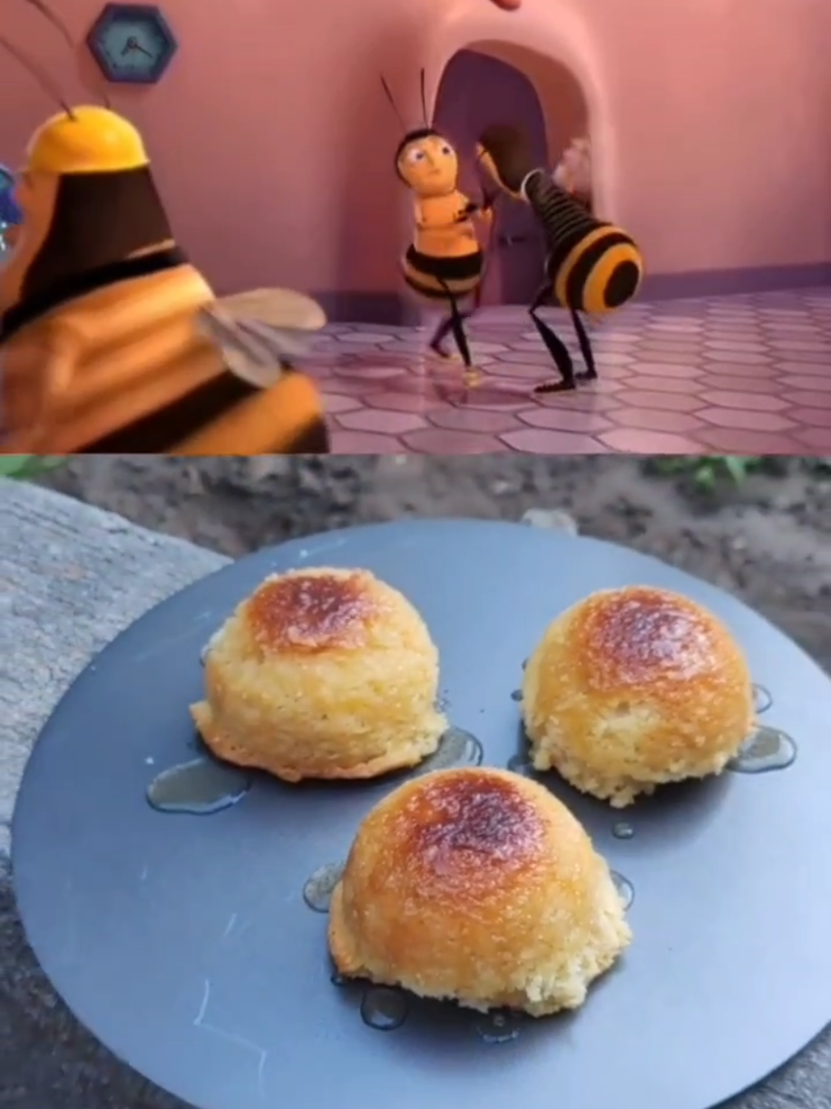 Se viene receta de las migajas de Bee movie para todas esas personas migajeras 🤣🤣🐝 #beemovie #migajas #dreamworks #recetas #peliculas 