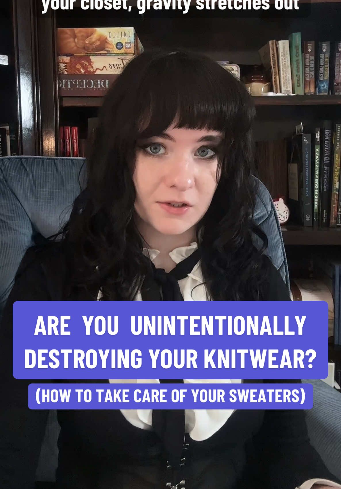 are you unintentionally destroying your sweaters? how to care for knitwear #laundry #laundrytok #laundrytips #fashion #sustainablefashion #garmentcare #laundryhack #knitting #knittok how to wash a sweater, wool, cashmere, knitwear, laundry hacks#CapCut 