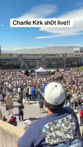 Charlie Kirk has Been Shot and Injured live in Utah. #charliekirk #shooting #shot #charliekirkshow 