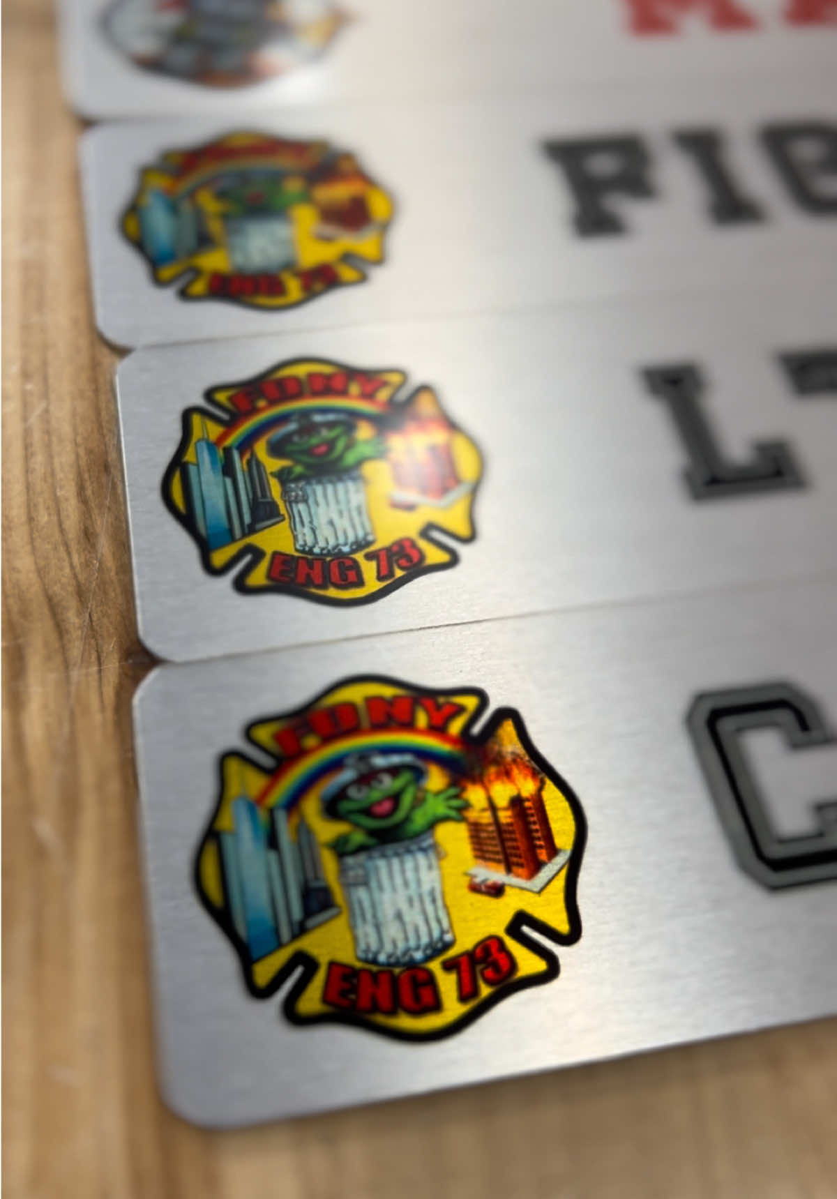 ✅Metal Locker Plates for the Firehouse🔥#firedepartment #firefighter #firefightertiktok #firstresponders #fdny 