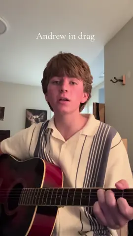 This song is so pretty. #andrewindrag #themagneticfields #cover #song 