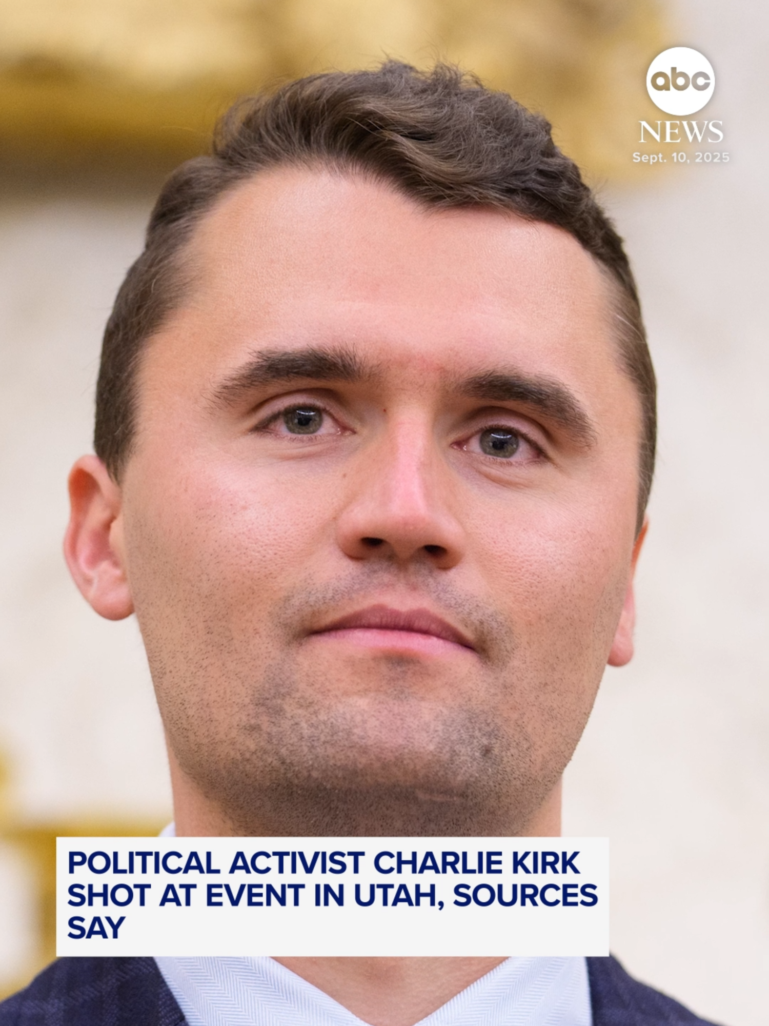 BREAKING: Conservative youth activist Charlie Kirk has been shot during an event at Utah Valley University, according to law enforcement sources. UPDATE: Utah police have issued a statement that the suspect is not in custody. There is still a suspect at large. #charliekirk #utah #crime #news #abcnews